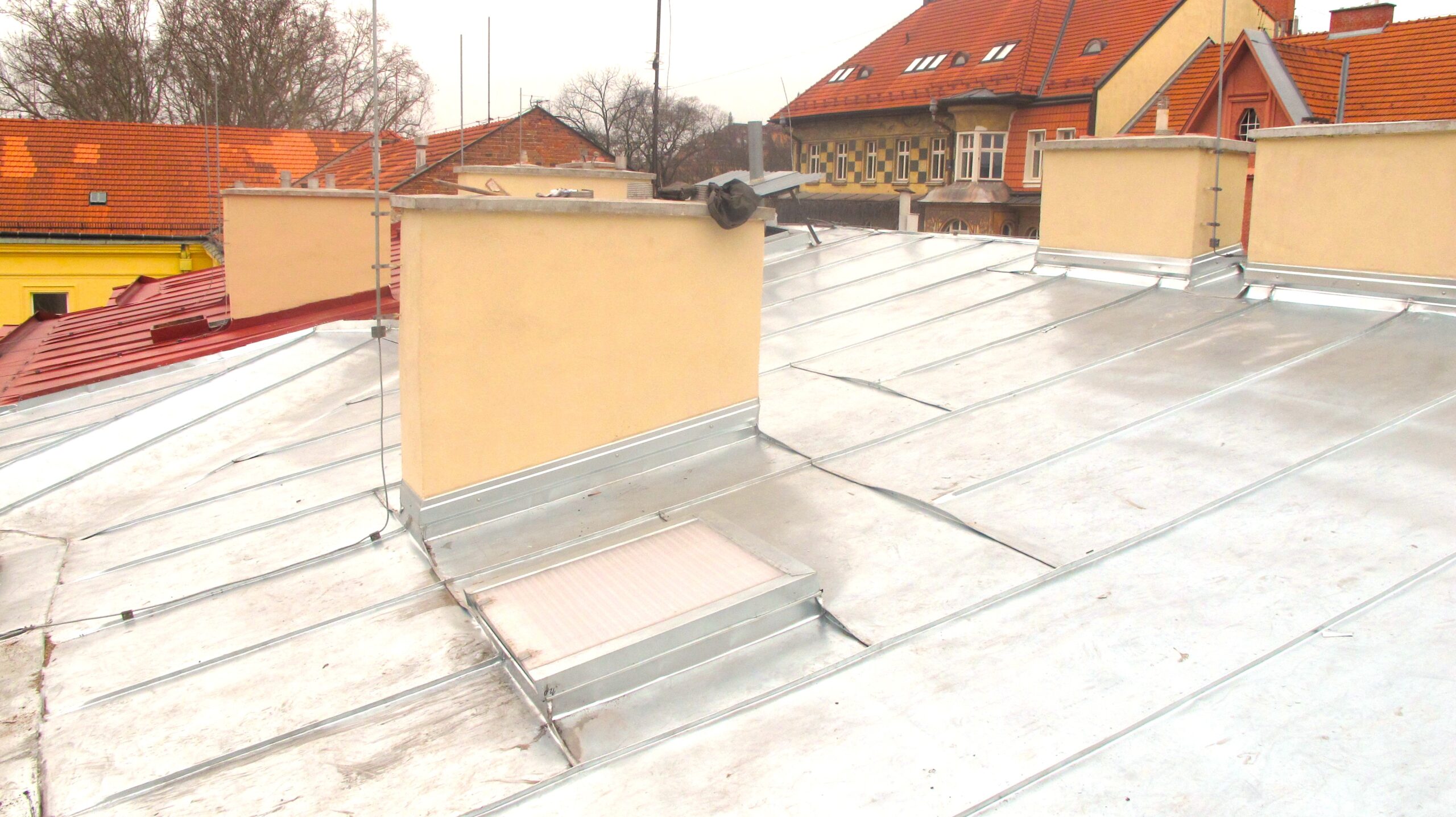 Výměna krytiny a oplechování, Brno